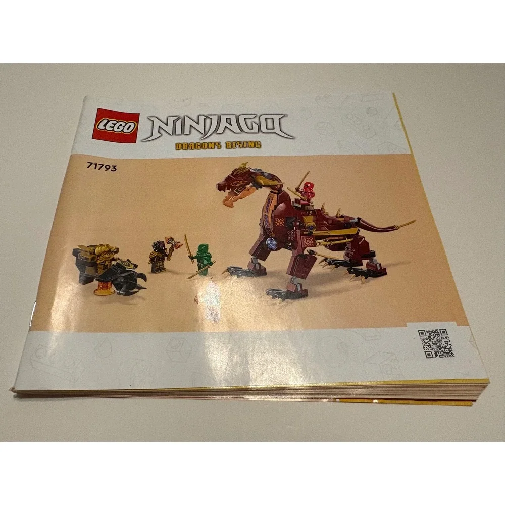 LEGO Ninjago Dragons Rising 71793 Instruction‎ Manual Book